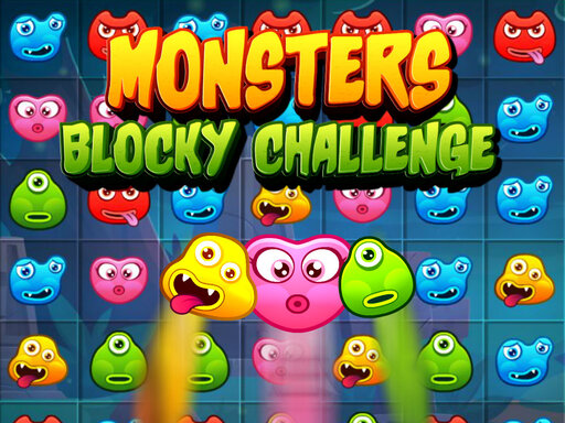 Monsters Blocky Challenge online game