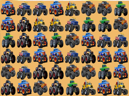 Monsters Trucks Match 3 online game