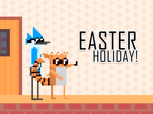 Mordecai and Rigby Easter Holiday online Adventure game