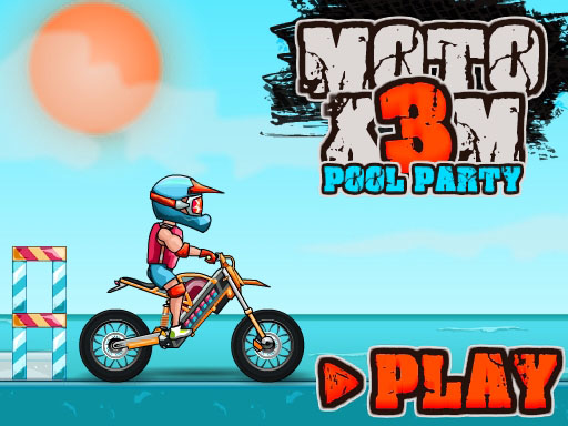 Moto X3M Pool Party Game online Racing game