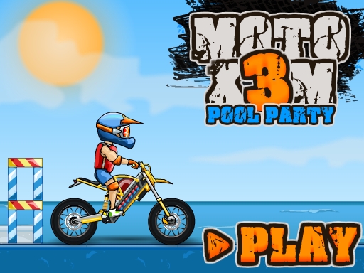 Moto X3M Pool Party online game