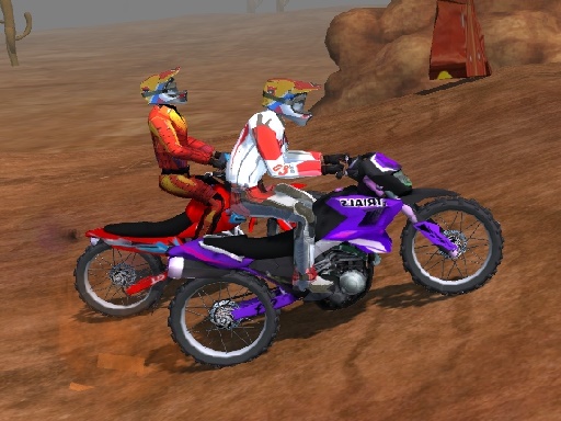Motorcycle Dirt Racing Multiplayer online Racing game