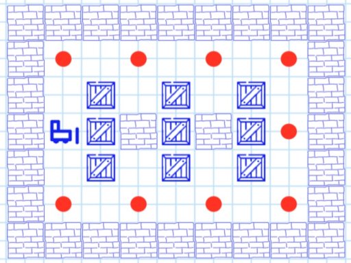 Move Boxes (Sokoban) online game