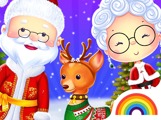 Mr And Mrs Santa Christmas Adventure online Girls game