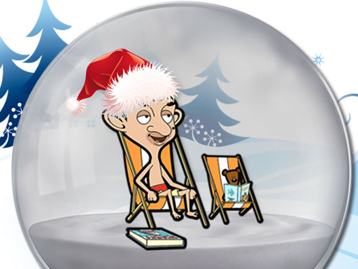 Mr Bean Christmas Stars online Puzzle game