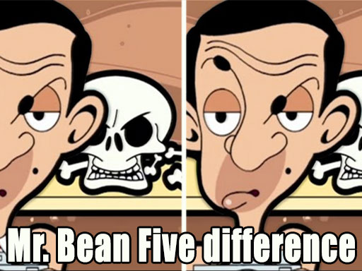 Mr Bean Five Difference Challenge online Puzzle game