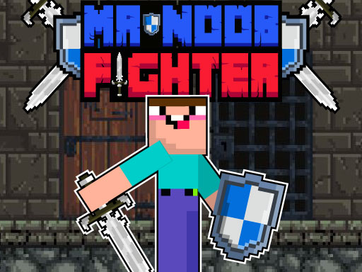 Mr Noob Fighter online Arcade game