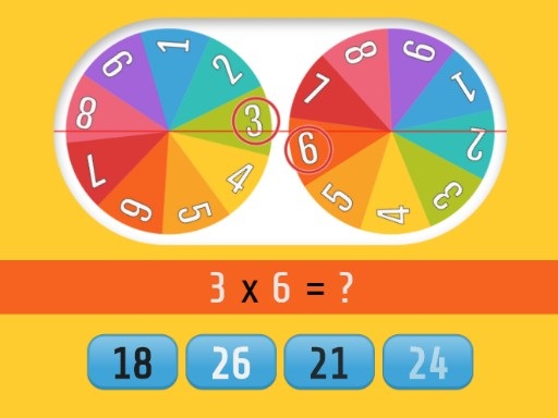 Multiplication Roulette online game