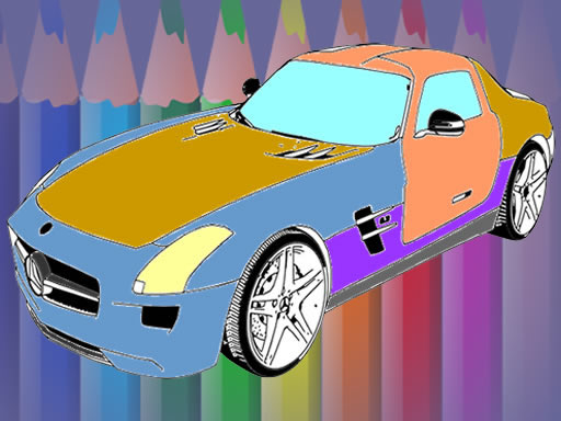 Muscle Cars Coloring online game
