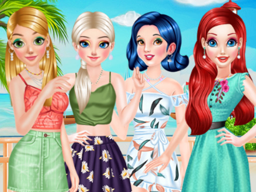 My Beautiful Printed Dress online Girls game
