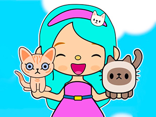 My Cat Town online game