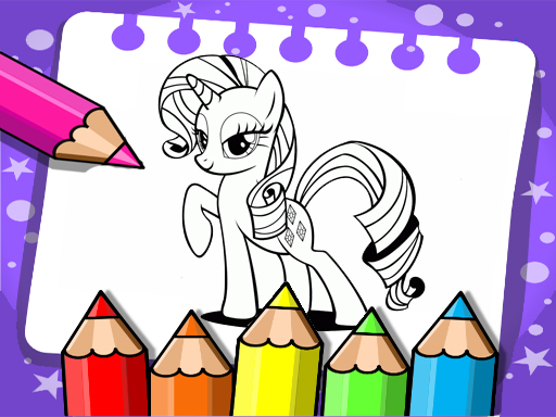 My Little Pony Coloring online Girls game