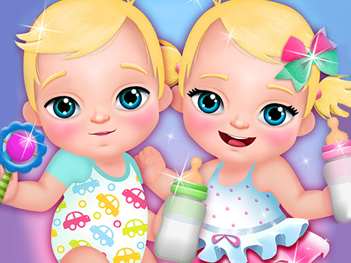 My New Baby Twins online Girls game
