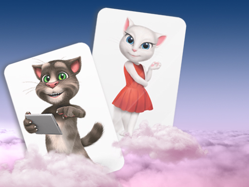 My Talking Tom Card Match online game