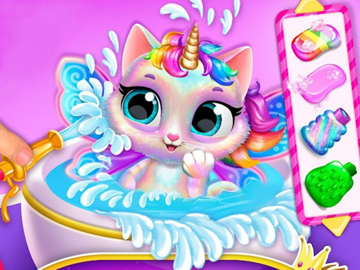 My Unicorn Cat Princess Caring online game