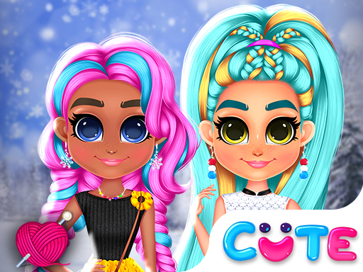 My Winter Knit Fashion online Girls game