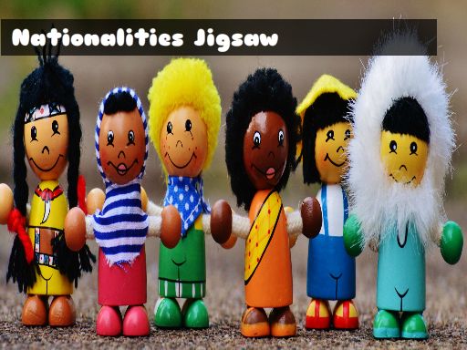 Nationalities Jigsaw online game