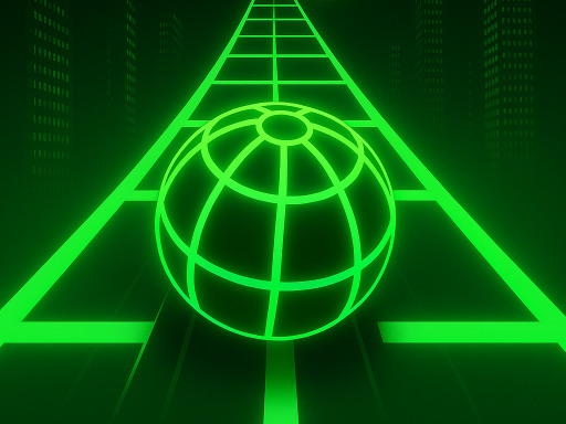 Neon Ball Slope online game