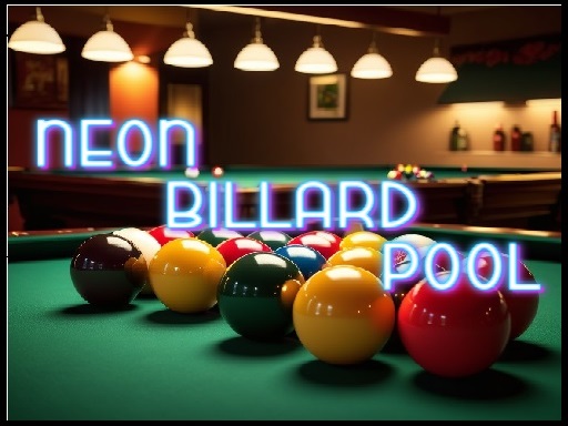 Neon Billard Pool online Hypercasual game