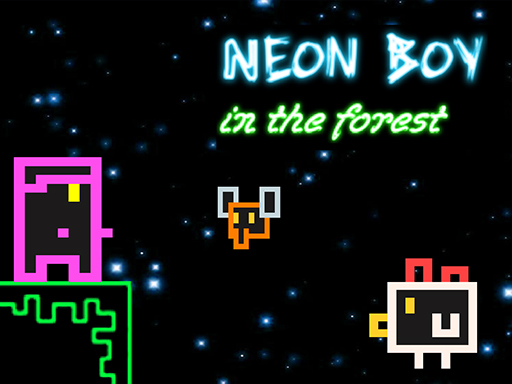 Neon Boy - in the forest online game