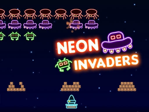 Neon Invaders Classic online game