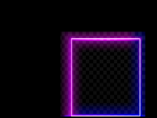 Neon square Rush online Hypercasual game
