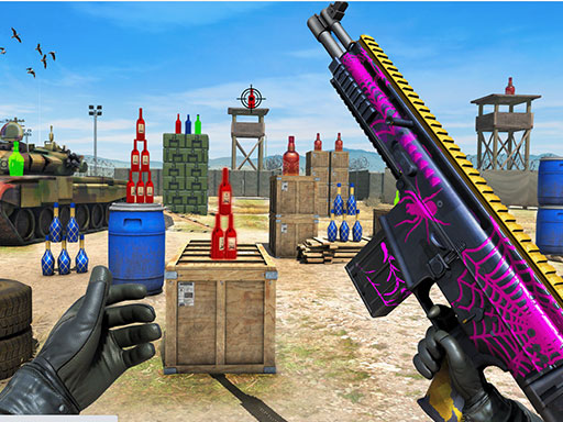 New Bottle Shooting Game online Arcade game
