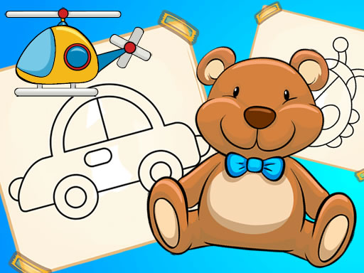 New Kids Coloring Book online game