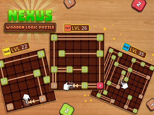 NEXUS : wooden logic puzzle online game