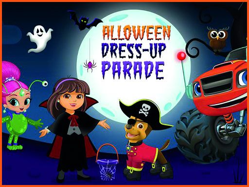 Nick jr. Halloween Dress up Parade online Hypercasual game