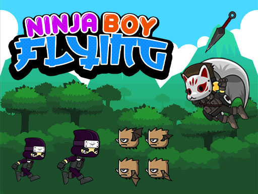 Ninja Boy Flying online Action game