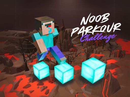 Noob Parkour Challenge 3D online Arcade game