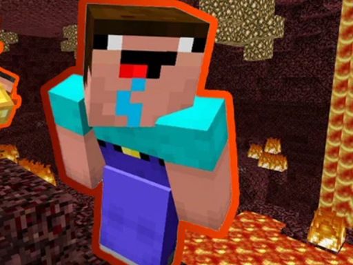 Noob Parkour : Nether online Adventure game