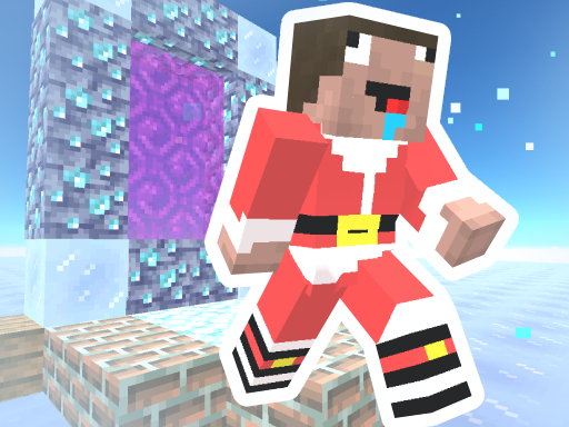 Noob Steve Christmas online game