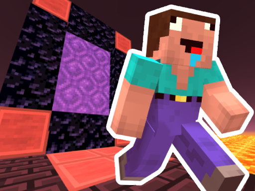 Noob Steve Nether online game