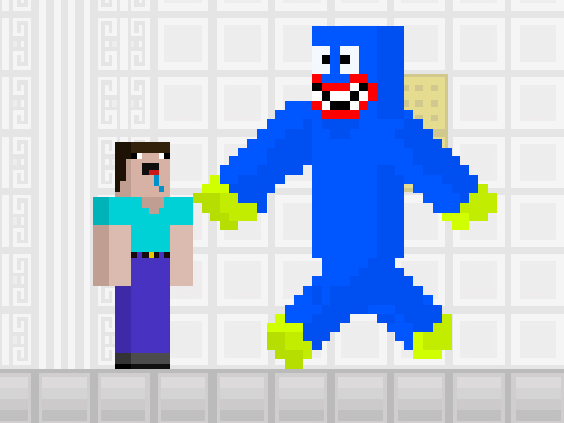 Noob vs Blue Monster online game