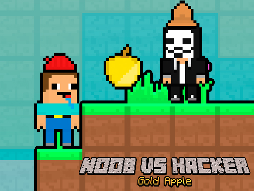 Noob vs Hacker Gold Apple online Arcade game