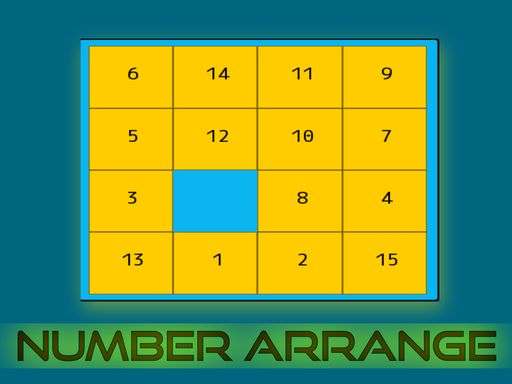 Number Arrange online Puzzle game