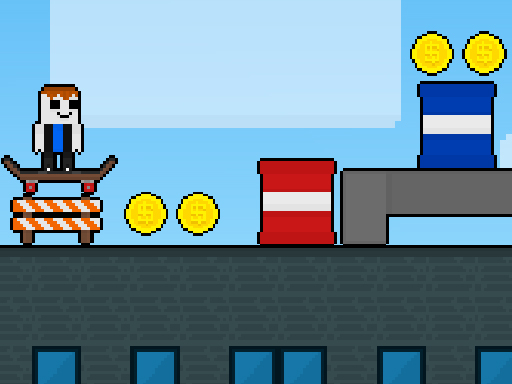 Obby Skate Forever Parkour online game