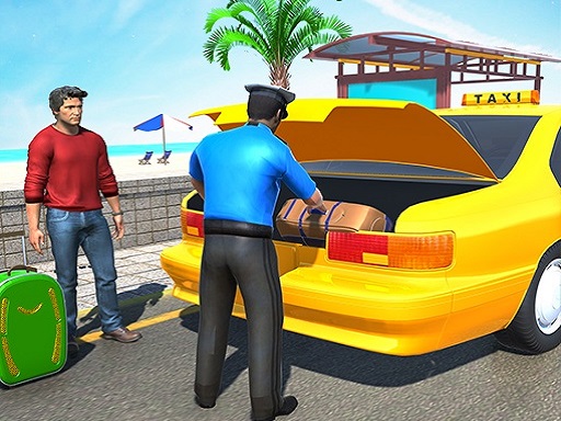 Offroad Mountain Taxi Cab Driver Game  online Racing game
