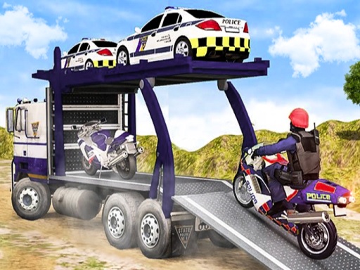 Offroad Police Cargo Transport online Racing game