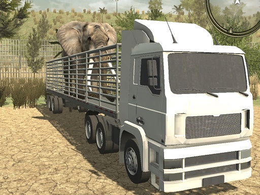 Offroad Truck Animal Transporter online Action game