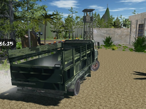 Offroad Truck Army Driving online Action game