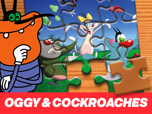 Oggy and the Cockroaches Jigsaw Puzzle online game