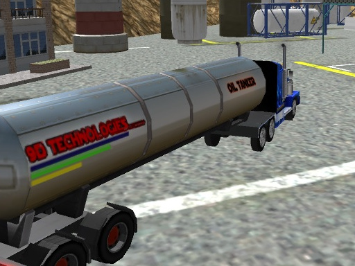 Oil Tanker Transporter Truck online game