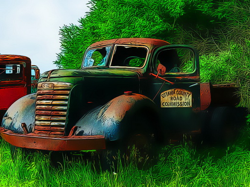 Old Rusted Trucks online game