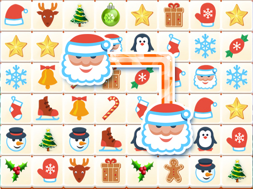 Onet Winter Christmas Mahjong online game