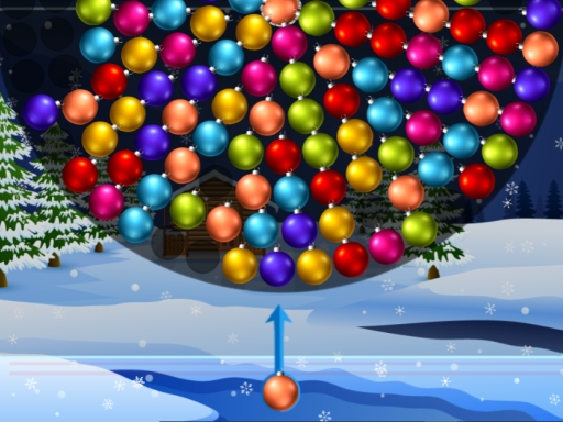 Orbiting Xmas Balls online game