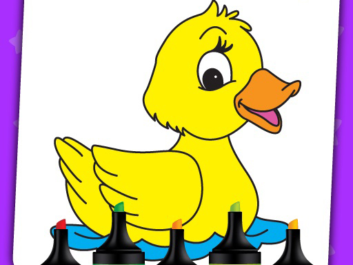 Paint book kids online game