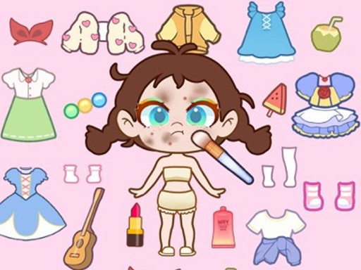 Paint Doll Dress Up online game